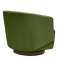 thumbnail image 4 of MINCETA Accent Chair,Modern Swivel Chairs for Living Room and Bedroom Reading with Wood Base,Velvet in Green, 4 of 5