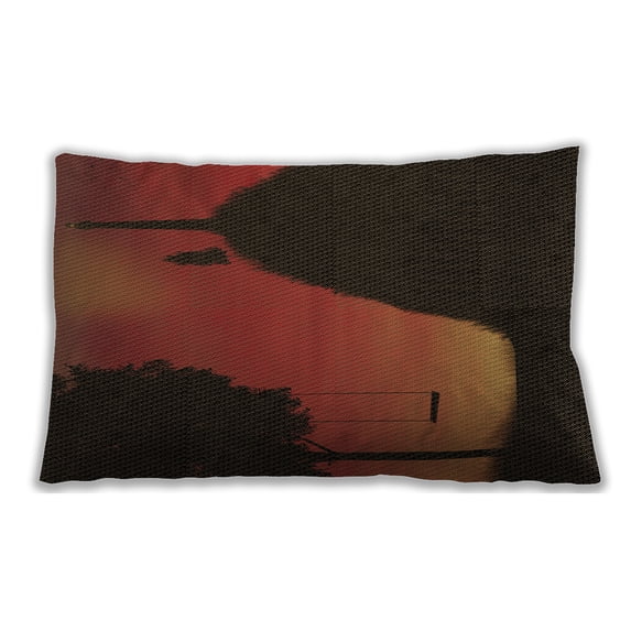 Ahgly Company Indoor Rectangular Contemporary Lumbar Throw Pillow, 13 inch by 19 inch