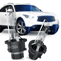 For 2009-2013 Infiniti FX50 High Low Beam Bi-Xenon Headlights Bulb D2S HID Lamp 6000K White