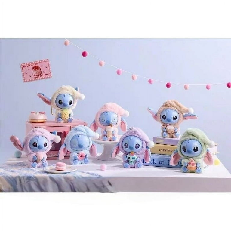 ②MINISO スティッチ Eat Something Before Sleep Disney Stitch Eat Something Before Sleep Series Vinyl Plush