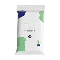 BallsFHK Women's Disposable Underwear, 5 Pack Cotton Women's Briefs Travel/Emergency