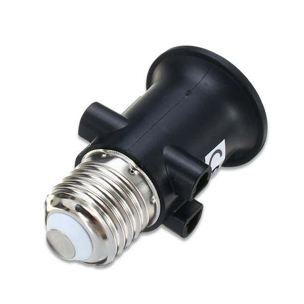 Injueey Enchufe de bombilla para sala de estar, Base convertidora E27, resistente a altas temperaturas, soporte para bombilla, accesorios de iluminación Iluminación novedosa Injueey HA009410-00