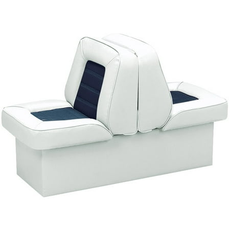 Wise 8WD505P-1-924 Bucket Style Lounge Boat Seat  White-Navy