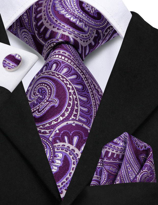 Purple and White