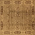 thumbnail image 1 of Ahgly Company Indoor Square Oriental Brown Traditional Area Rugs, 8' Square, 1 of 4