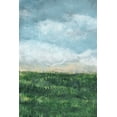 thumbnail image 2 of Chandler, Sharon 13x18 Black Ornate Wood Framed with Double Matting Museum Art Print Titled - Verdant Fields I, 2 of 4