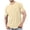 Beige, variant on Mens T-Shirts Soft Crew Neck Short Sleeve Lightweight Tee Shirts Breathable Casual Summer Basic Tops with Pocket for Work