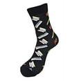 thumbnail image 3 of Urban-Peacock Women's Novelty Fun Crew Socks for Dress or Casual - School Supplies - Black, 1 Pair, 3 of 3
