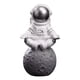 thumbnail image 2 of Estatua de astronauta, figura decorativa para habitación de niños, escultura en miniatura de astronauta, espacio exterior, juguetes educativos de aprendizaje preescolar Plata 9.5x8x15.5CM, 2 of 9
