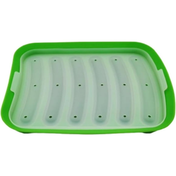 Harpily Popsicles Molds Sausage Molder Silicone Corn Dog Maker Silicone Hot Dog Sausage Maker Non Stick Flexible Hotdog Maker 6 Cavity Baking Cooking Steaming Container With Silicone Brush