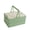 Green, variant on Storage Box Foldable Storage Crate 14x10x7 Inch, Collapsible Plastic Bin with Handle, Multi-Purpose Camping Basket, Foldable Crate
