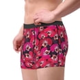 thumbnail image 2 of Yiaed Orchids Flowers Print Men's Soft Cotton Boxer Shorts Breathable Boxers Underwear Moisture-Wicking Underwear Stretch Boxer Briefs for Man-X-Large, 2 of 5