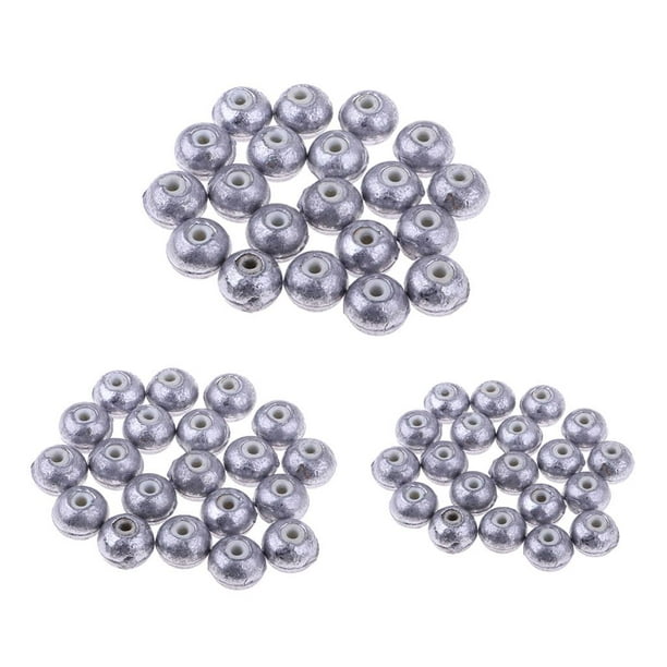 20 Packs Fishing Sinkers Weights Compatible For Water, Sea Fishing
