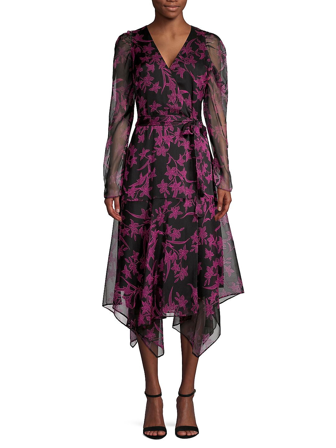 Vince Camuto Womens Floral Daytime Wrap ...