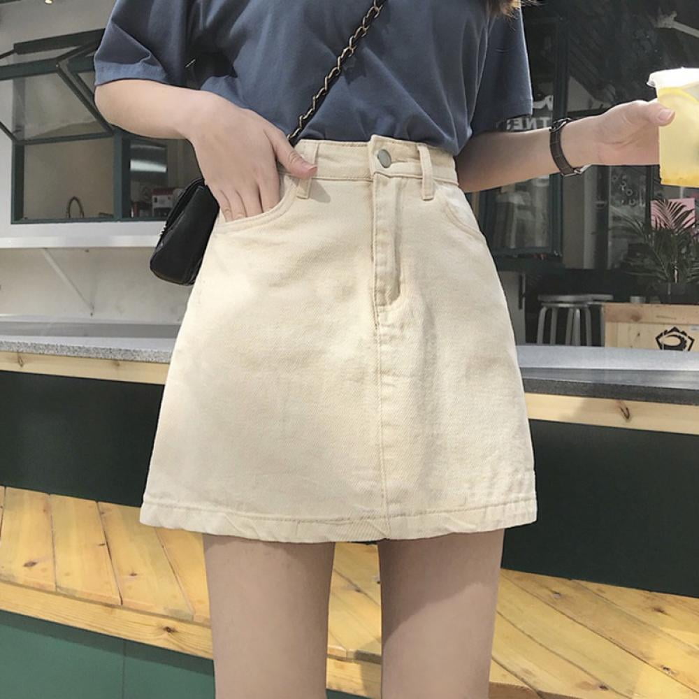 Denim Short High Waist Fashion 