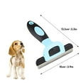 thumbnail image 5 of Charkool Dog/Cat Grooming Rake, Grooming Tool, Removes Loose Hair and Tangles, Blue, 5 of 6