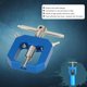thumbnail image 3 of Juego de 2 extractores de piñón de motor, herramienta extractora de motor RC, extractor de piñón de motor universal, azul plateado, azul plateado, 3 of 5