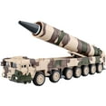 Hzrsly 1/144 Scale DF41 Missile Model Military Toy Car Alloy