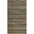 thumbnail image 1 of homeroots home decor 396005 5’ x 7’ Blue and Tan Braided Stripe Area Rug, 1 of 1