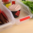 thumbnail image 3 of Space Saving Refrigerator Food Storage Box Kitchen Storage Baskets Fridge Freezer Shelf Large Capacity Freezer Organiser, 3 of 7