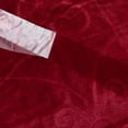 thumbnail image 4 of JML 3.3 lb Lightweight Embossed Plush Fleece Bed Blanket, Red, Full/Queen, 4 of 5