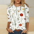 thumbnail image 2 of Womens Tops Dressy Casual Sexy Spring Blouses for Women 2025 Women Outfits Sets Tummy Control, 2 of 5