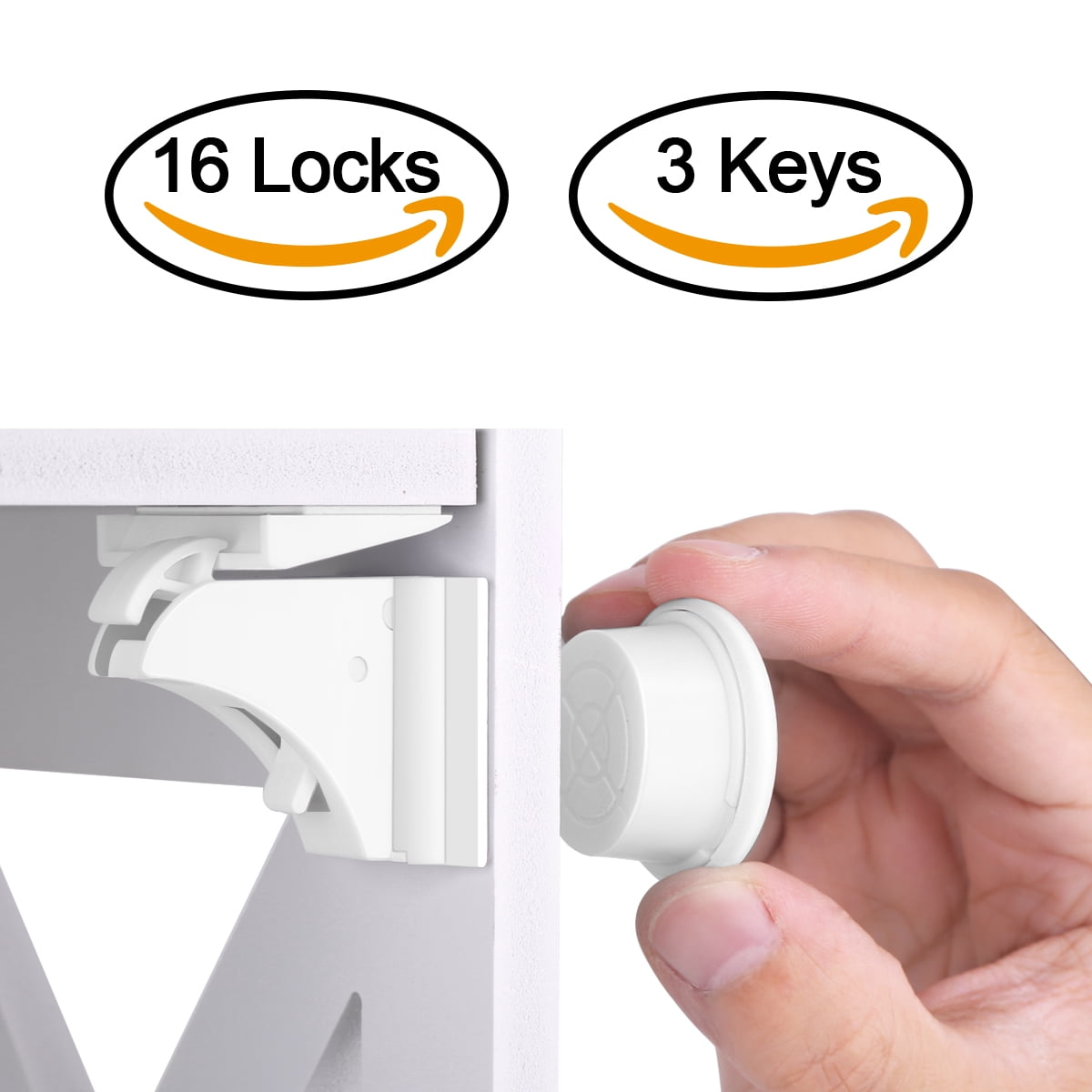 Knifun Cabinet Locks Baby Proofing Child Safety Cabinets Locks 16