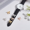 thumbnail image 4 of 6 Pcs Bowknot Watch Strap Studs 3 Colors Cute Smartwatch Strap Charms Studs Alloy Watchstrap Decoration Studs Watch Strap Charm for Universal Straps Women 14.5x14.8mm for diy, 4 of 7