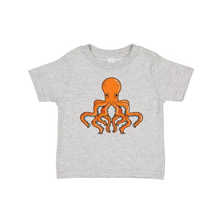 

Inktastic Orange Octopus Gift Baby Boy or Baby Girl T-Shirt