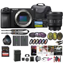Sony a6700 Mirrorless Digital Camera Body Only (ILCE-6700), Sony FE PZ 16-35mm Lens, Filter Kit, Wide Angle Lens and More