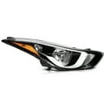 thumbnail image 5 of ECCPP Headlight Assembly Black Housing Amber Reflector Clear Lens For Hyundai for Elantra 2014 2015 2016, 5 of 5