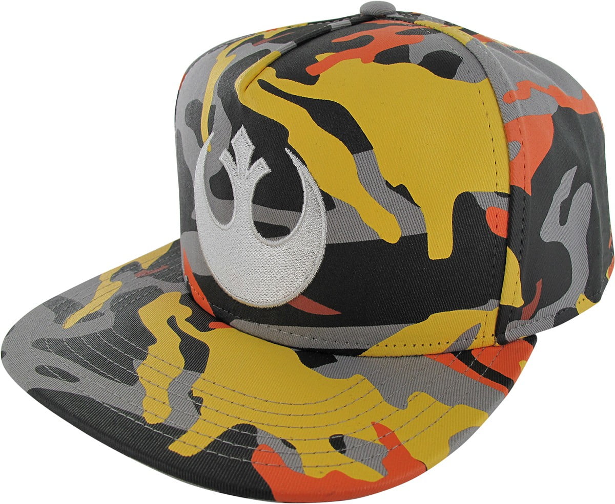 Rebel Logo Woodland Camouflage Hat 
