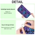 thumbnail image 4 of Microfibre Drying Mat for Kitchen Aqua and Purple Damask Pattern Dish Drying Drainer Mat Absorbent Drying Mat Washing Up for Glass, Plate & Cup 16inch X 18inch, 4 of 5