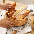 thumbnail image 4 of Cesta de almacenamiento para frutas, cesta para servir pan, cestas decorativas de regalo, 4 of 5