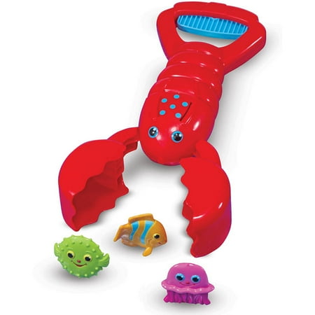 Melissa & Doug Sunny Patch Louie Lobster Claw Catcher - Grab-and-Squeeze Pool Toy