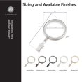 thumbnail image 2 of Anillas para cortinas MODE Cambria Designer Premium Easy Glide 2 cm, 2 of 3