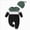 A47-Dark Green, variant on Newborn Boy Romper Letter Embroidery Round Neck Jumpsuit with Hat