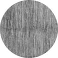 thumbnail image 1 of Ahgly Company Indoor Round Abstract Gray Contemporary Area Rugs, 7' Round, 1 of 1