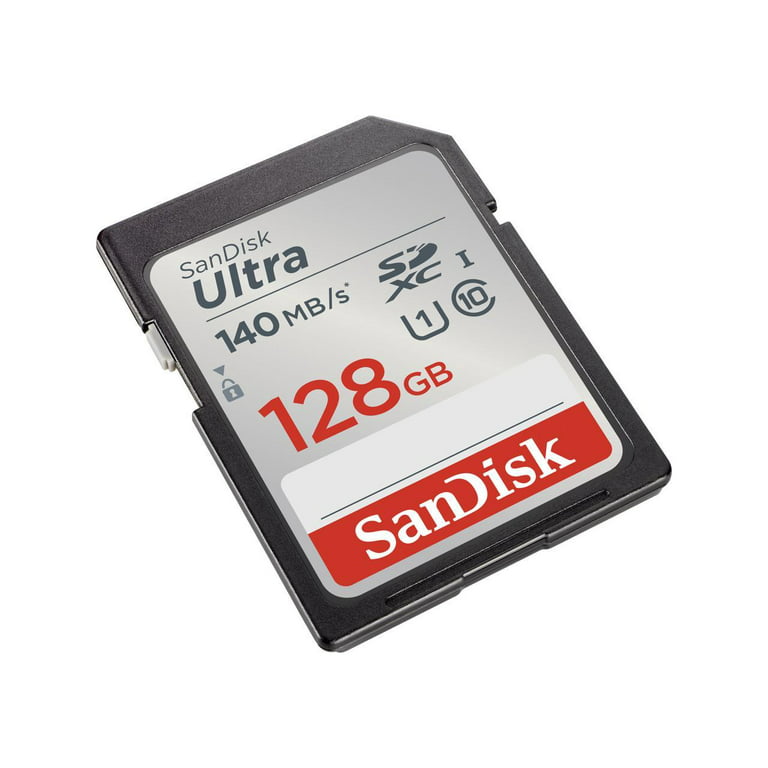 SanDisk 128GB Ultra SDXC UHS-I / Class 10 Memory Card, Speed Up to 140MB/s  (SDSDUNB-128G-GN6IN)
