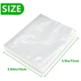 thumbnail image 2 of Tutuviw 50 Pcs Vacuum Sealer Bags for Food Saver 3.9"x5.9"Freezer Bags BPA Free Pre Cut Freezer Bags for Food Storage, Meal Prep or Sous Vide, 2 of 7