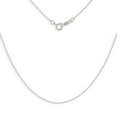 thumbnail image 1 of Solid 14k Gold Girls 13 Inch Carded Rope Chain Necklace Choker White Gold, 1 of 3