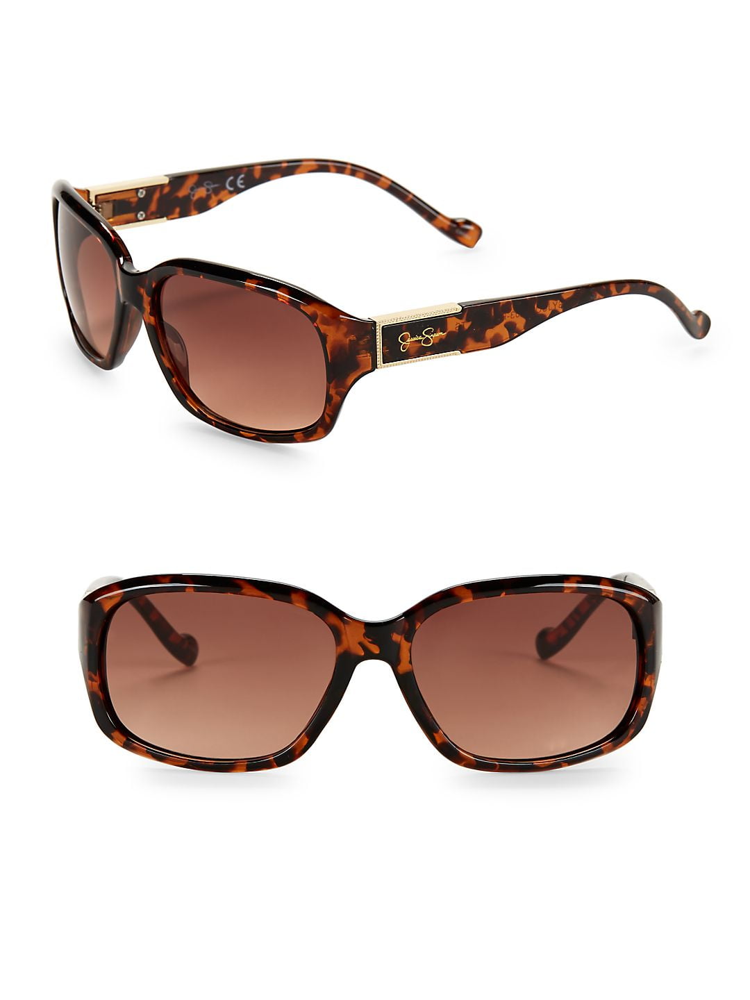 Jessica Simpson Women's Rectangular Sunglasses with 100% UV Protection ...
