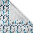 thumbnail image 3 of Ambesonne Shark Kitchen Curtains, Dangerous Deep Seas, 55"x45", Blue Navy Blue Grey, 3 of 3