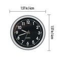 thumbnail image 2 of Stick On Analog Car Clock, Mini Tiny Small Luminous Car Vent Clocks For Dashboard Boat Bike Home,jxlgv, 2 of 5