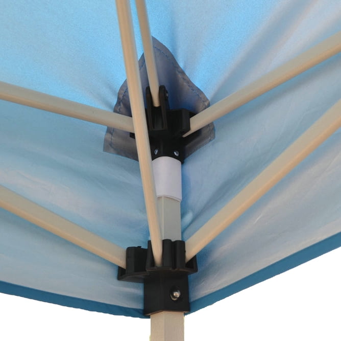 Impact Canopy 10 x 10 Pop Up Canopy Tent, Instant Slant Leg Portable Shade Tent with Carrying Bag, Blue