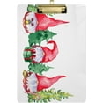 thumbnail image 2 of FMSHPON Christmas Gnome Xmas Tree Present Clipboard Hardboard Wood Nursing Clip Board and Pull for Standard A4 Letter 13x9 inches, 2 of 5