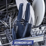 مجموعة سكين غير لاصقة من الماس الأزرق ، 3 - قطعة