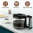 thumbnail image 3 of 10 Cup Coffee Pot Replacement for Delonghi Coffee Maker, Glass Carafe Replacement, Delonghi Coffee Pot Replacement with Sturdy Handle, Enhanced Durable, 3 of 7