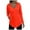 Orange, variant on YOUSNH Women's Neck Hoodies Long Sleeve Sweatshirt Drawstring Pullover Tops with Pocket Casual Sweatshirts for Women Coffee XXL