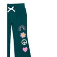 thumbnail image 2 of Wonder Nation Girls Fleece Flare Pants, Sizes 4-18 & Plus, 2 of 2